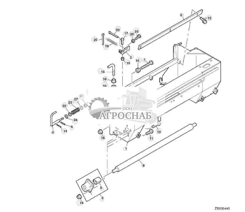 Mounting Parts, Knife Sharpening Frame 